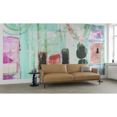 Stems Blooming mint-red