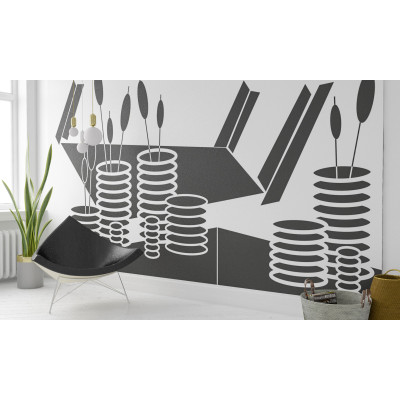 Perspektive Vases black-white