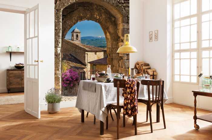 Fototapete auf Papier France