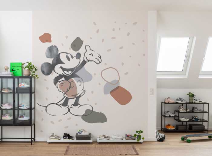 Digitaldrucktapete Mickey Organic Shapes