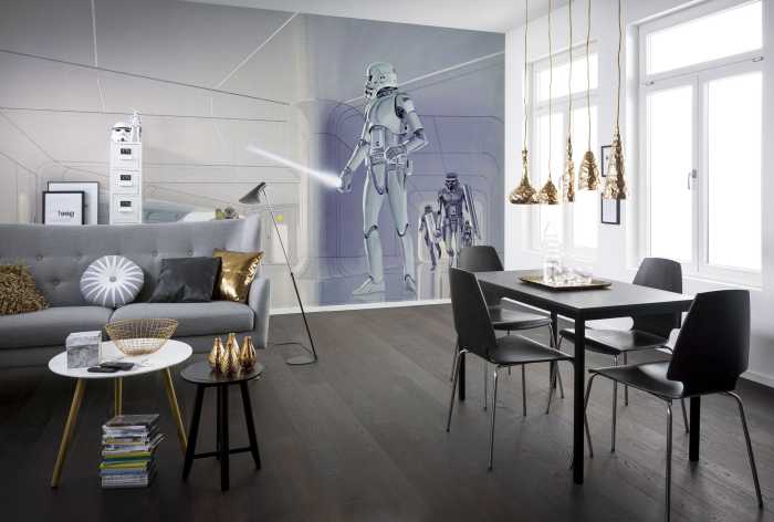 Digitaldrucktapete Star Wars Classic RMQ Stormtrooper Hallway