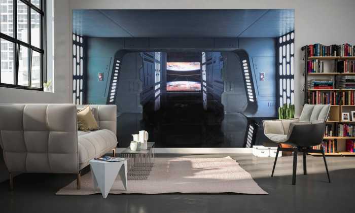 Premium Vlies Star Wars Death Star Floor