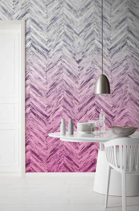 Premium Vlies Herringbone Pink
