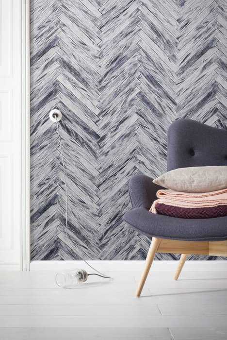 Premium Vlies Herringbone Pure