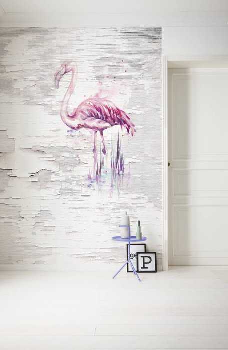 Premium Vlies Pink Flamingo