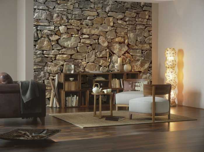 Papier Stone Wall