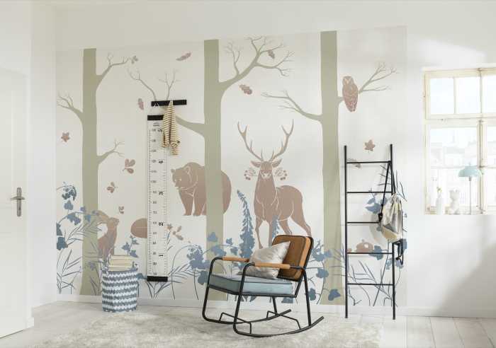 Digitaldrucktapete Forest Animals