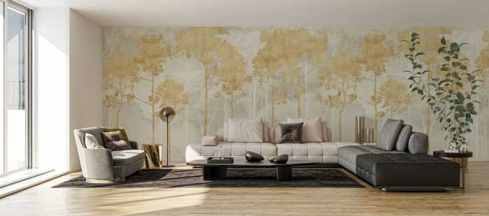 Standard Vlies Golden Pines