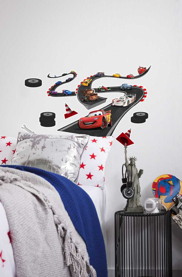 Wandtattoo Cars Track