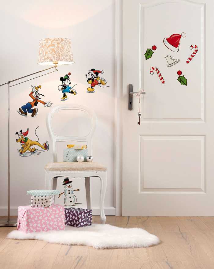 Wandtattoo Mickey Ice slide