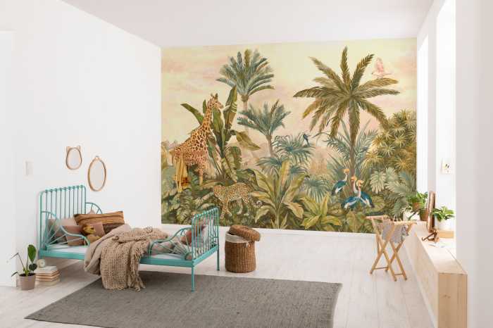 Digitaldrucktapete Tropical Vintage Garden