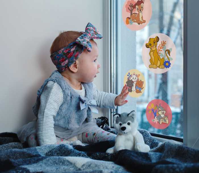 Fenstersticker Better Together Bubbles