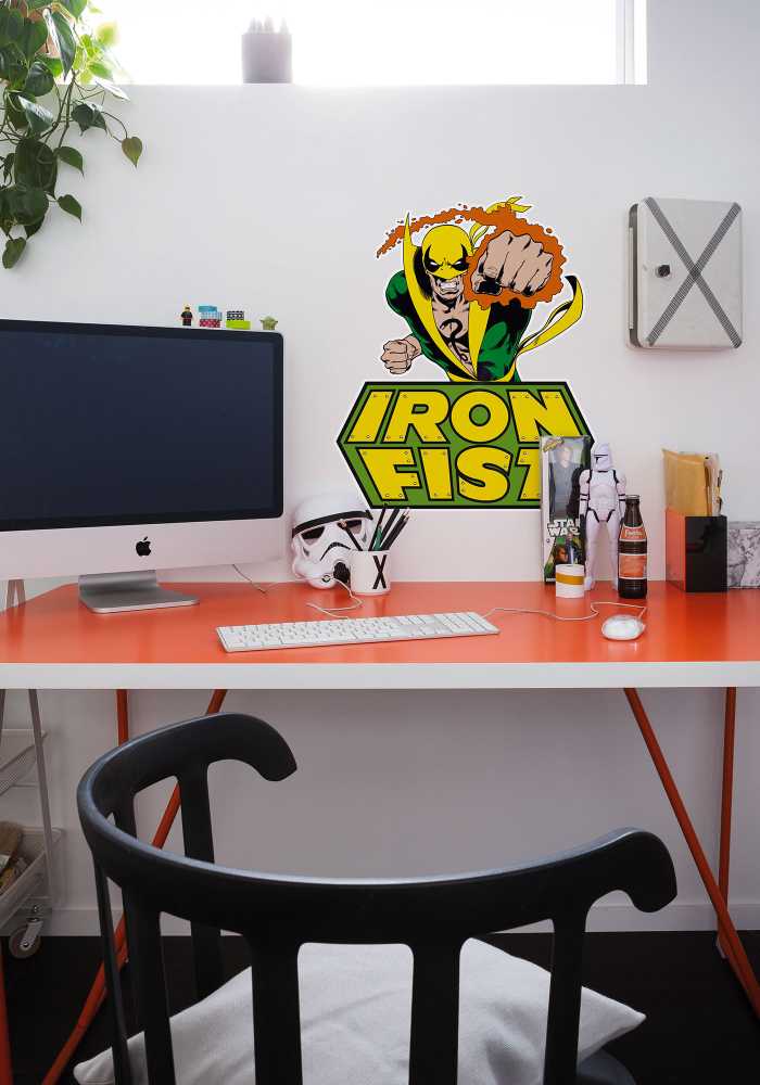 Wandtattoo Iron Fist Comic