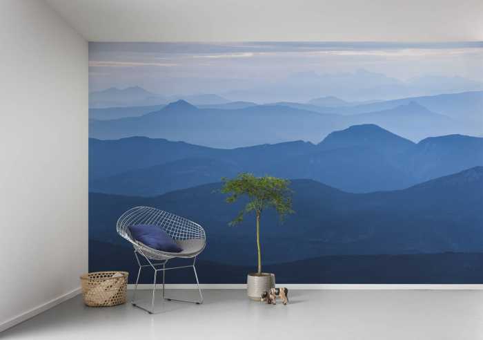 Digitaldrucktapete Blue Mountain