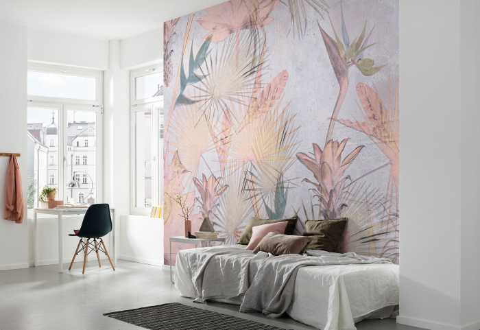 Fototapete Tropical Concrete