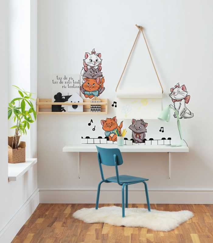 Wandtattoo Aristocats Kittens