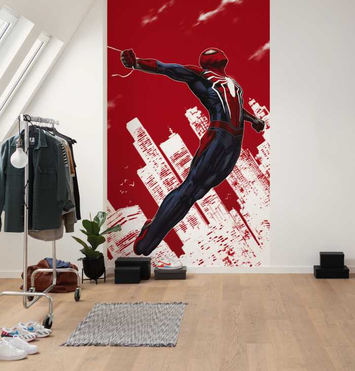 Digitaldrucktapete Marvel Spider-Man Red Swing