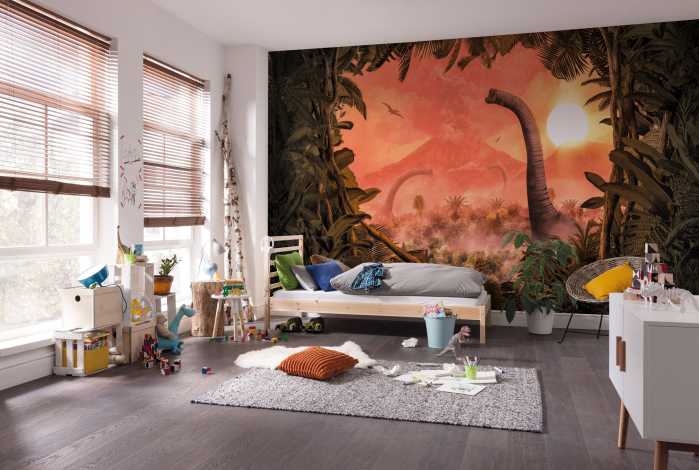 Digitaldrucktapete Brachiosaurus Panorama