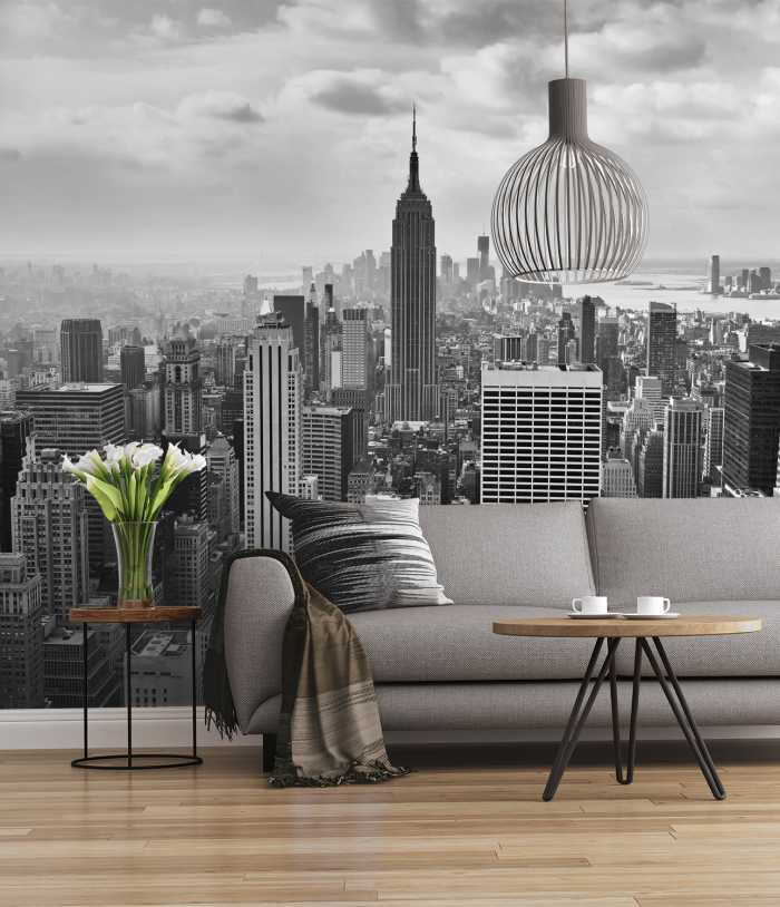 Digitaldrucktapete NYC Black and White