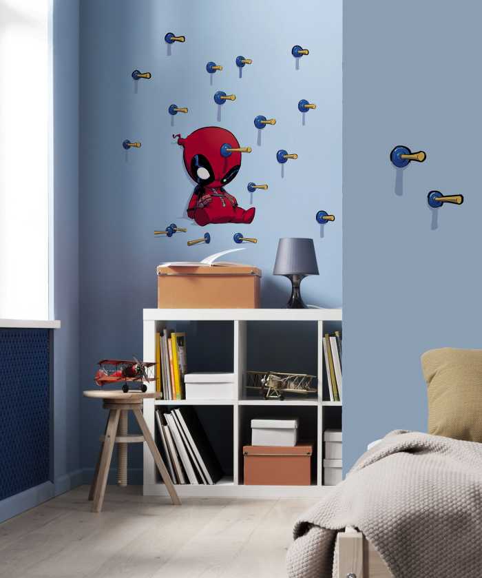 Wandtattoo Deadpool Shootout