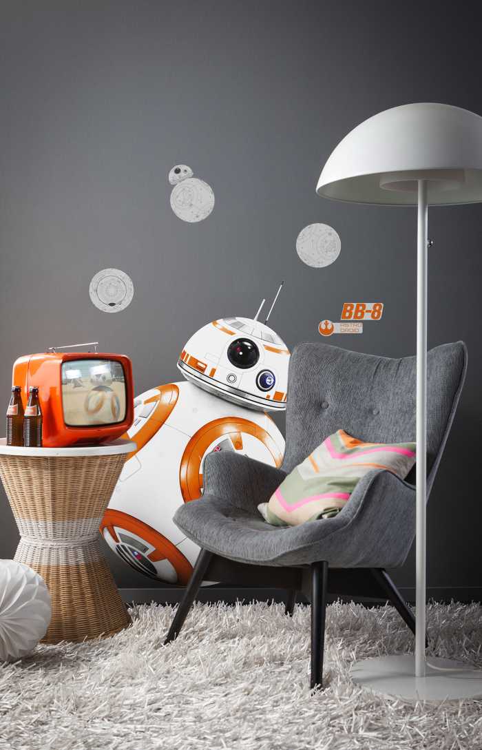 Wandtattoo Star Wars BB-8