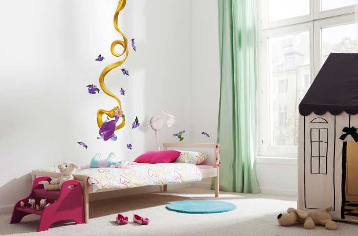 Wandtattoo Rapunzel