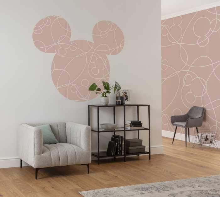 Wandtattoo Mickey Head Knotted