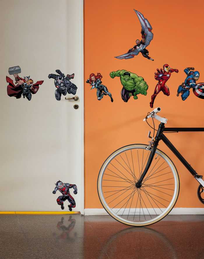 Wandtattoo Avengers Action
