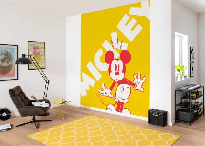Digitaldrucktapete Mickey Contrast