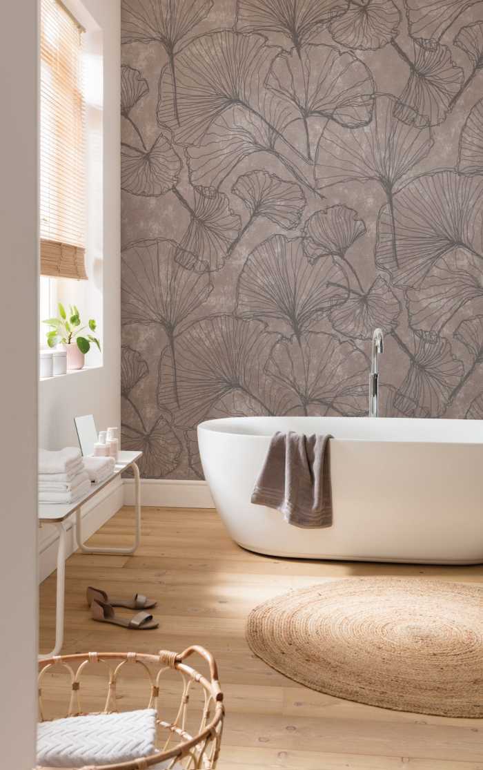 Standard Vlies Ginko Stone