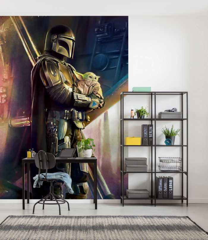 Digitaldrucktapete Mandalorian Savior