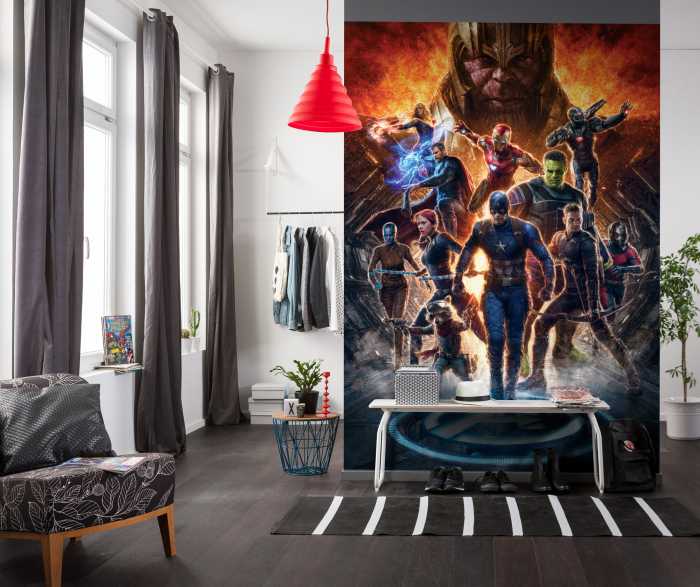 Digitaldrucktapete Avengers vs Thanos