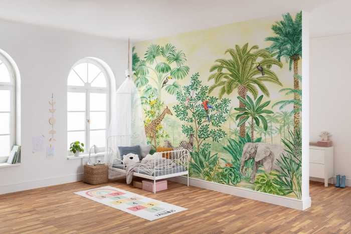 Digitaldrucktapete Jungle Adventure