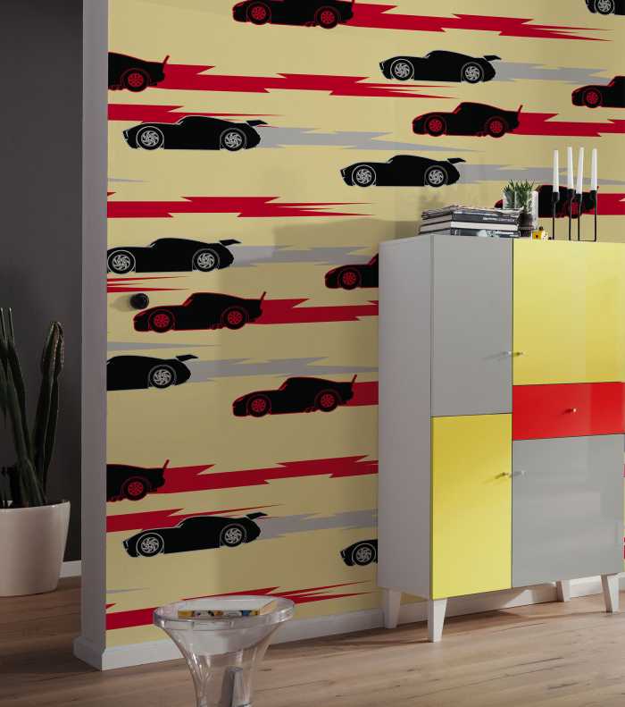 Digitaldrucktapete Disney and Pixar Cars Pattern