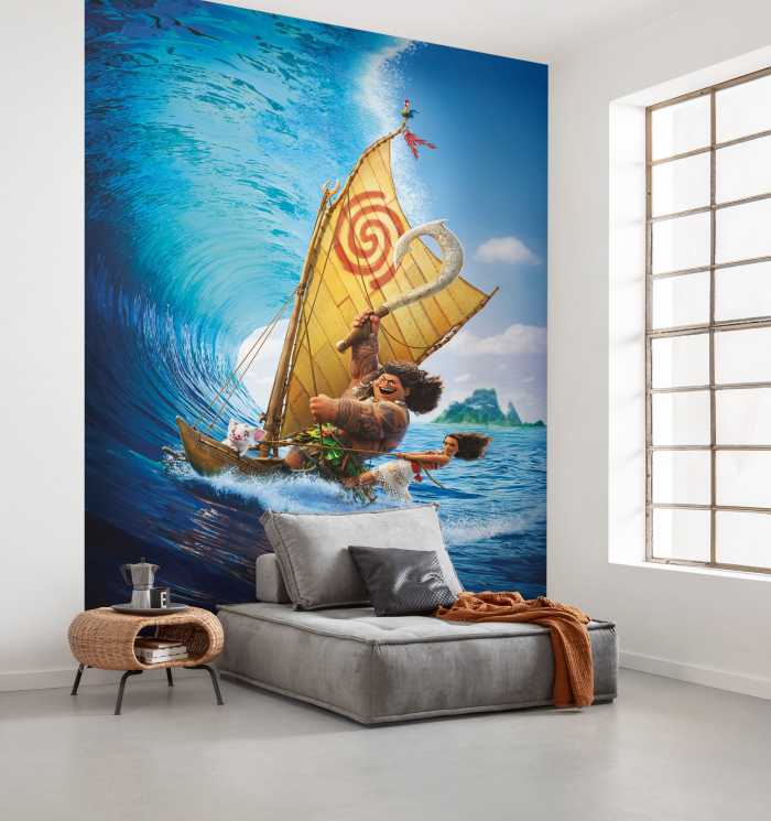 Digitaldrucktapete Moana Ride the Wave
