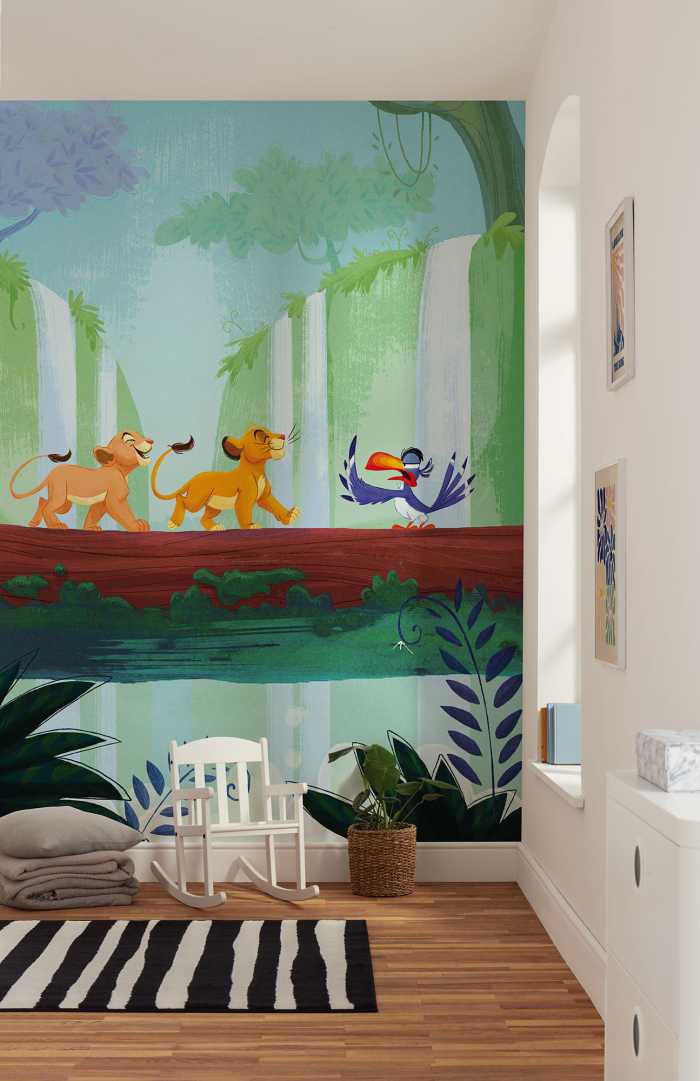 Digitaldrucktapete Disney The Lion King Classic Waterfall