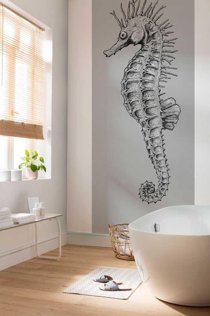 Digitaldrucktapete Sea Horse