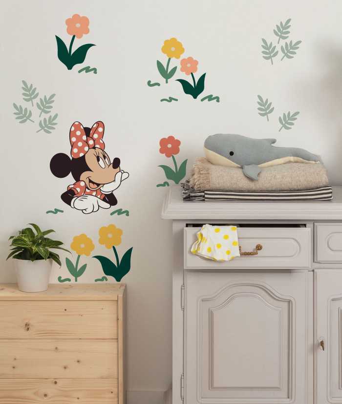 Wandtattoo Disney Minnie Mouse Beauty in Bloom