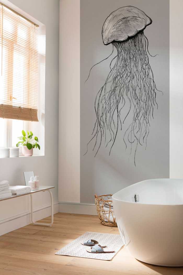 Digitaldrucktapete Jellyfish