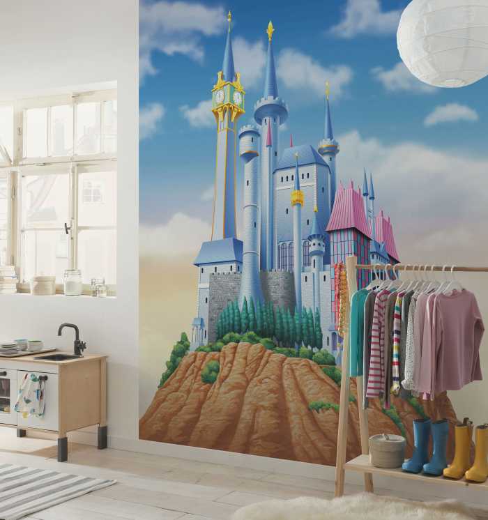 Digitaldrucktapete Disney Princess Cinderella Castle