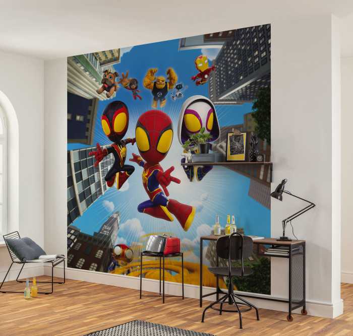 Digitaldrucktapete Marvel Spidey and His Amazing Friends Web Spinners