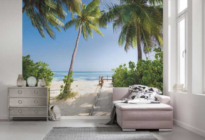 Digitaldrucktapete Palmy Beach