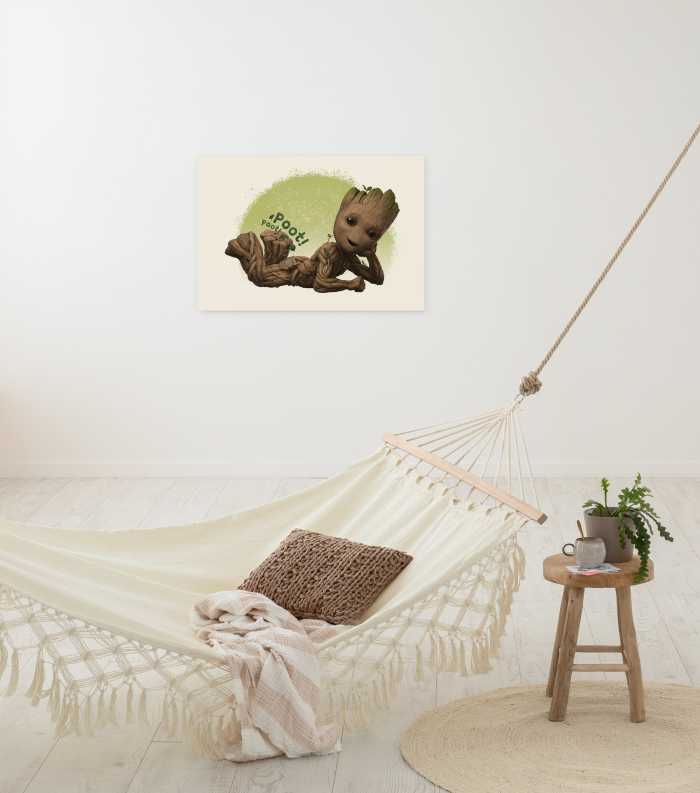 Vlies Bild auf Keilrahmen/ Echtholzrahmen Groot Poot