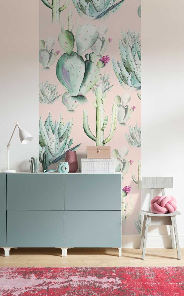 Digitaldrucktapete Cactus Rose