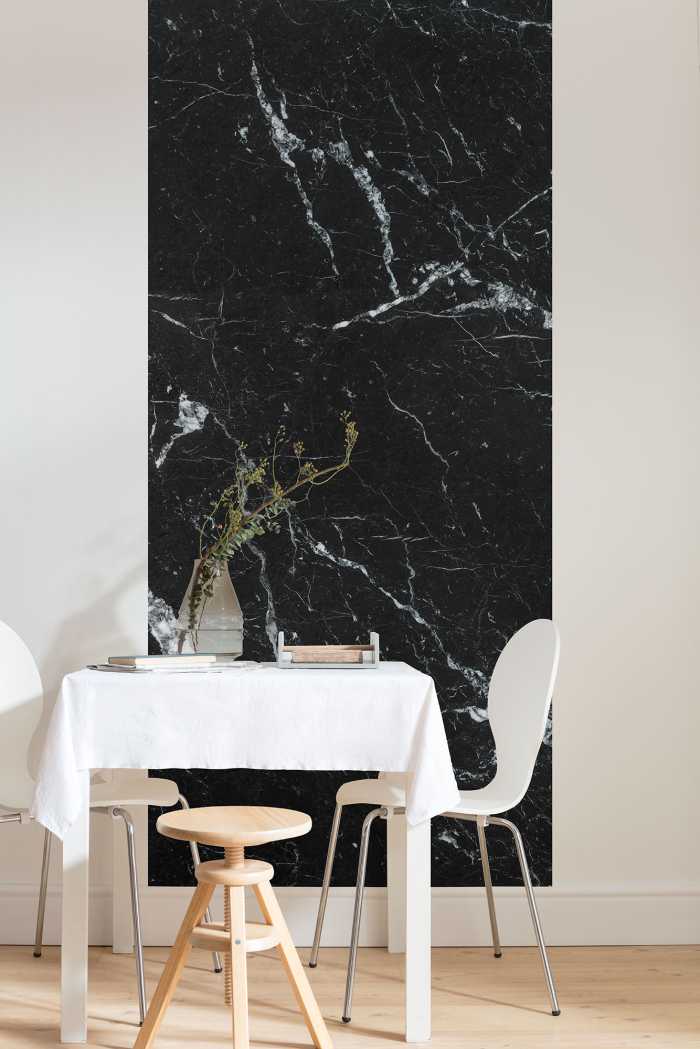 Digitaldrucktapete Marble Nero