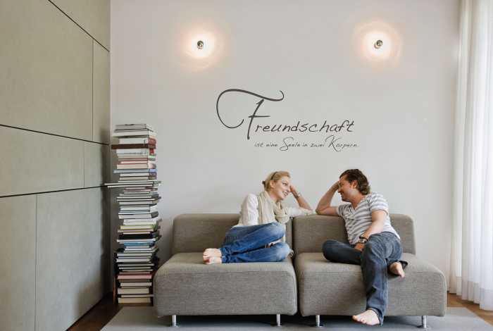 Wandtattoo Freundschaft