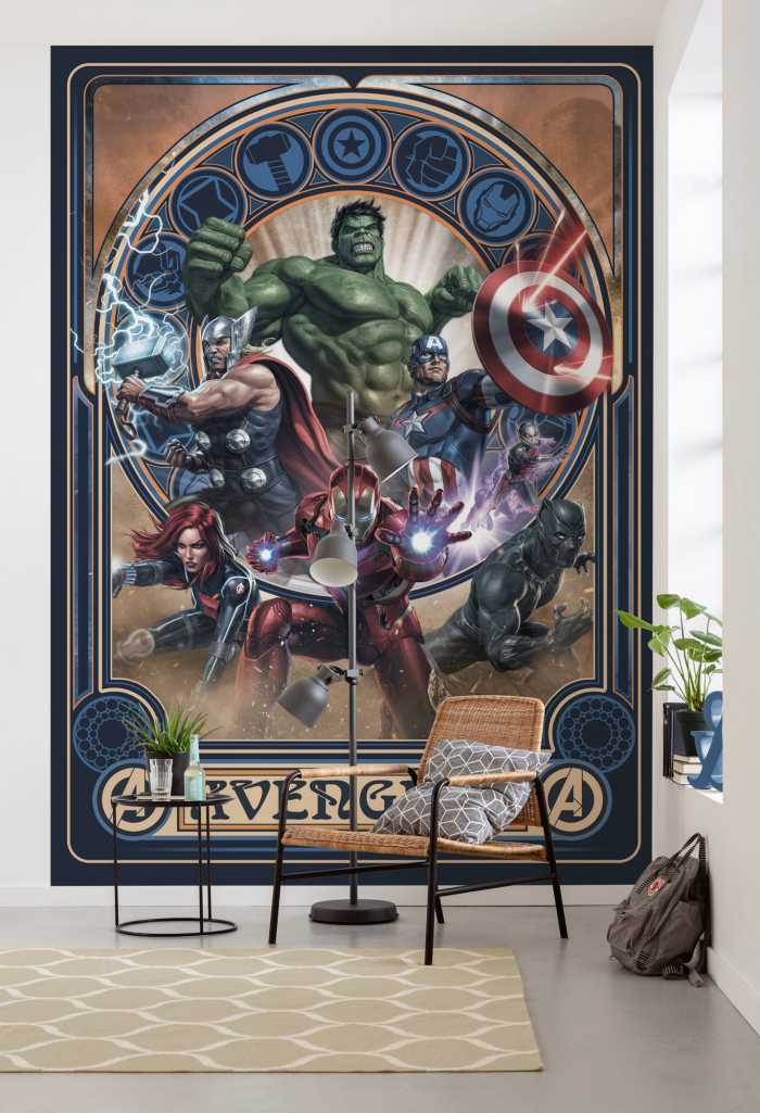 Digitaldrucktapete Avengers Ornament