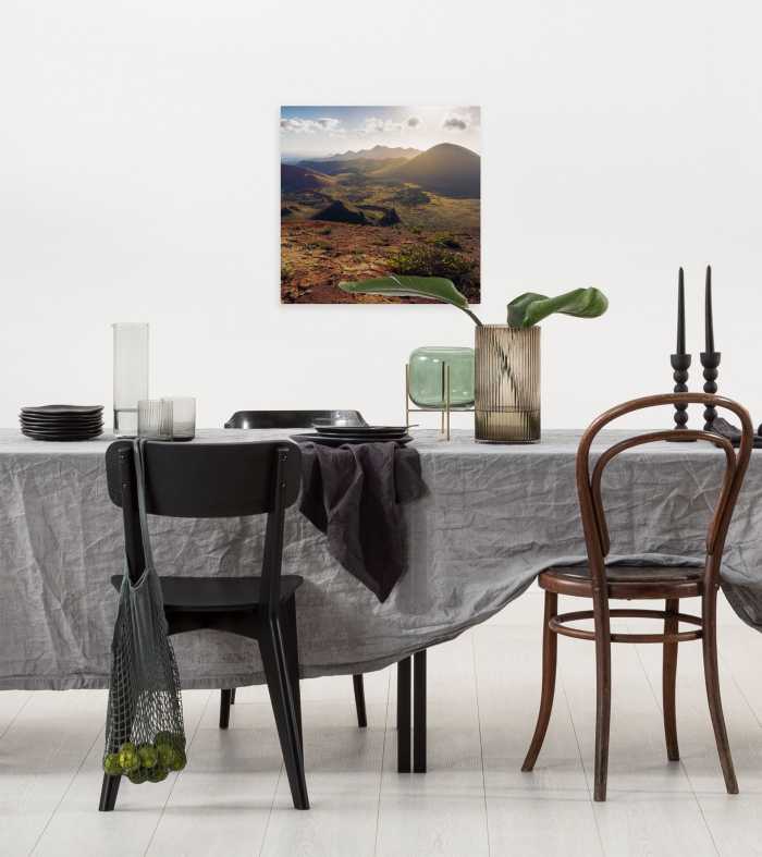 Vlies Bild auf Keilrahmen/ Echtholzrahmen Coloured Earth