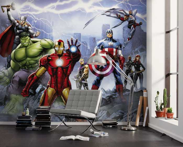 Digitaldrucktapete Marvel Avengers Ultimate Warriors