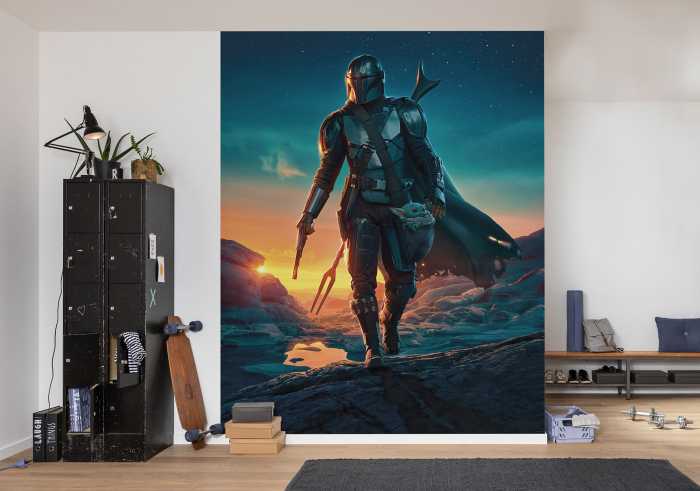 Digitaldrucktapete The Mandalorian Gunslingers